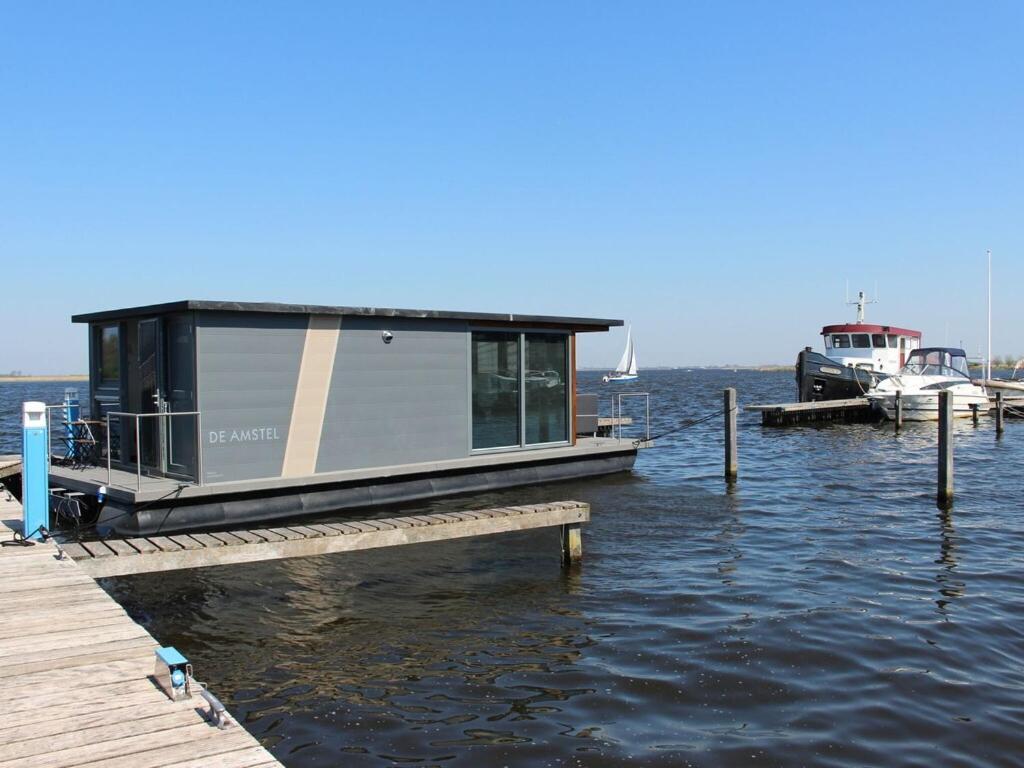 Modern Houseboat With Air Conditioning Located In Marina Uitgeest Exterior foto